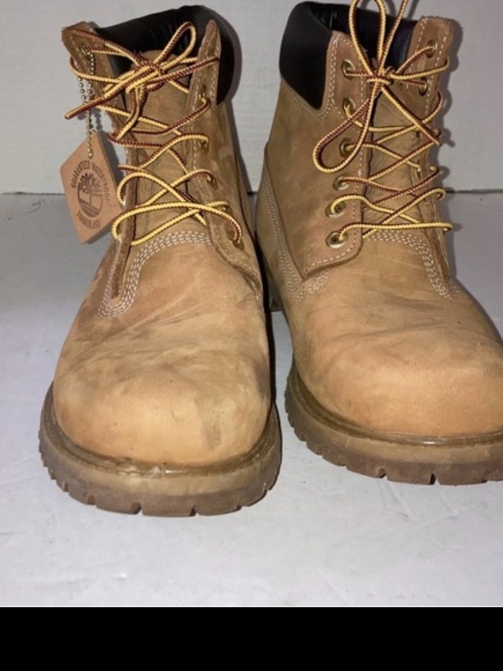 Timberland 6” Premium Wheat Boot Mens US 8 Waterproof Nubuck